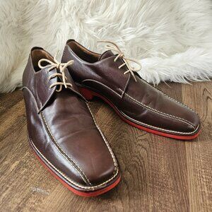 RARE! Michael Toschi Mirco Bicycle Toe Shoes, 12, Chocolate/Red Sole